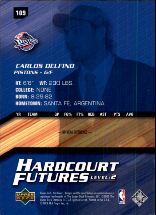 2003/2004 Hardcourt (Upper Deck) Basketball - Picture 203 of 231