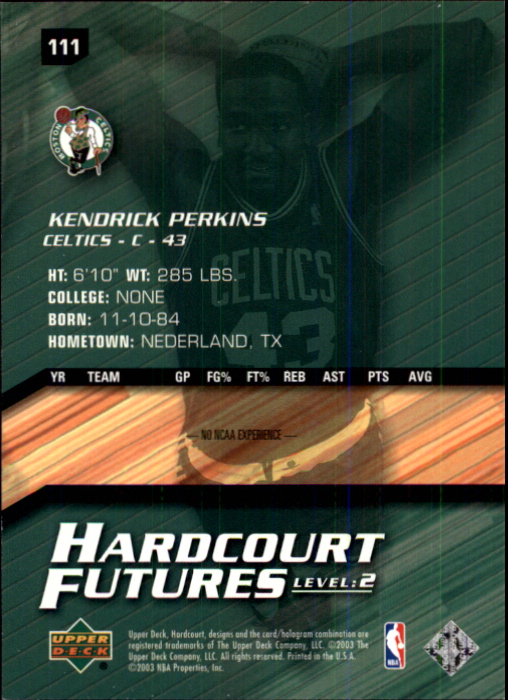 2003/2004 Hardcourt (Upper Deck) Basketball - Picture 207 of 231