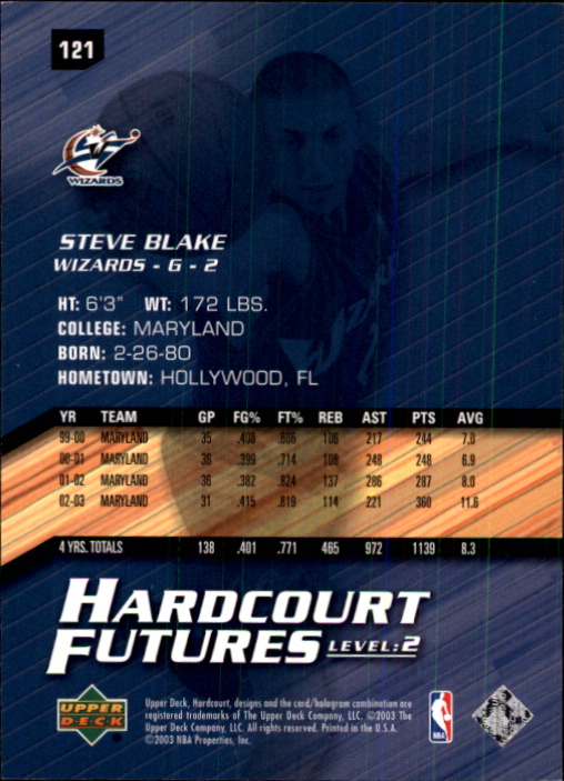 2003/2004 Hardcourt (Upper Deck) Basketball - Picture 219 of 231