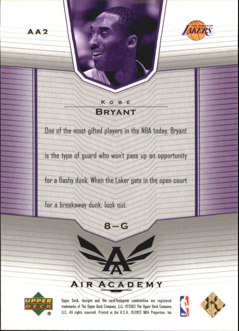 2003/2004 Upper Deck Basketball Part 3 Insert Cards - Picture 3 of 95