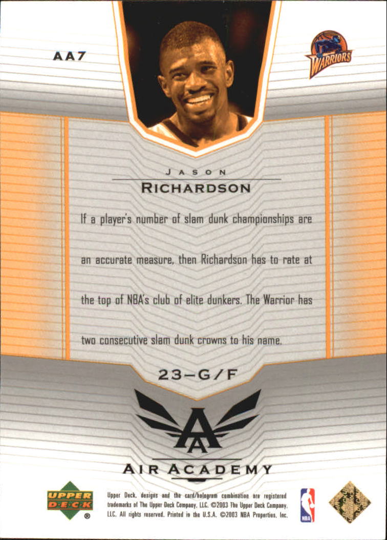 2003/2004 Upper Deck Basketball Part 3 Insert Cards - Picture 9 of 95