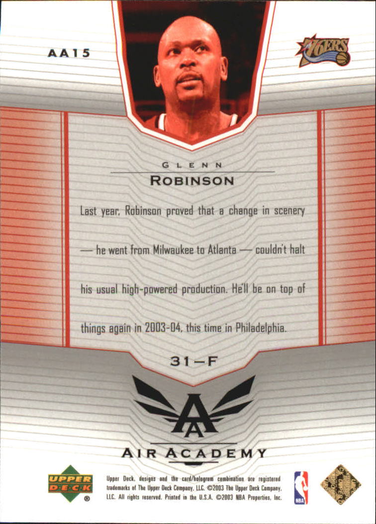 2003/2004 Upper Deck Basketball Part 3 Insert Cards - Picture 25 of 95