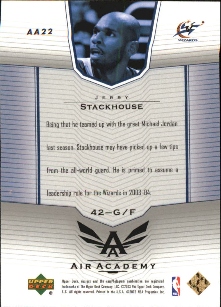2003/2004 Upper Deck Basketball Part 3 Insert Cards - Picture 37 of 95