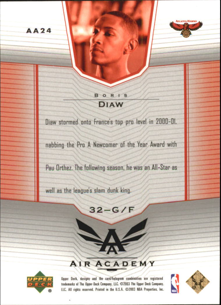 2003/2004 Upper Deck Basketball Part 3 Insert Cards - Picture 41 of 95
