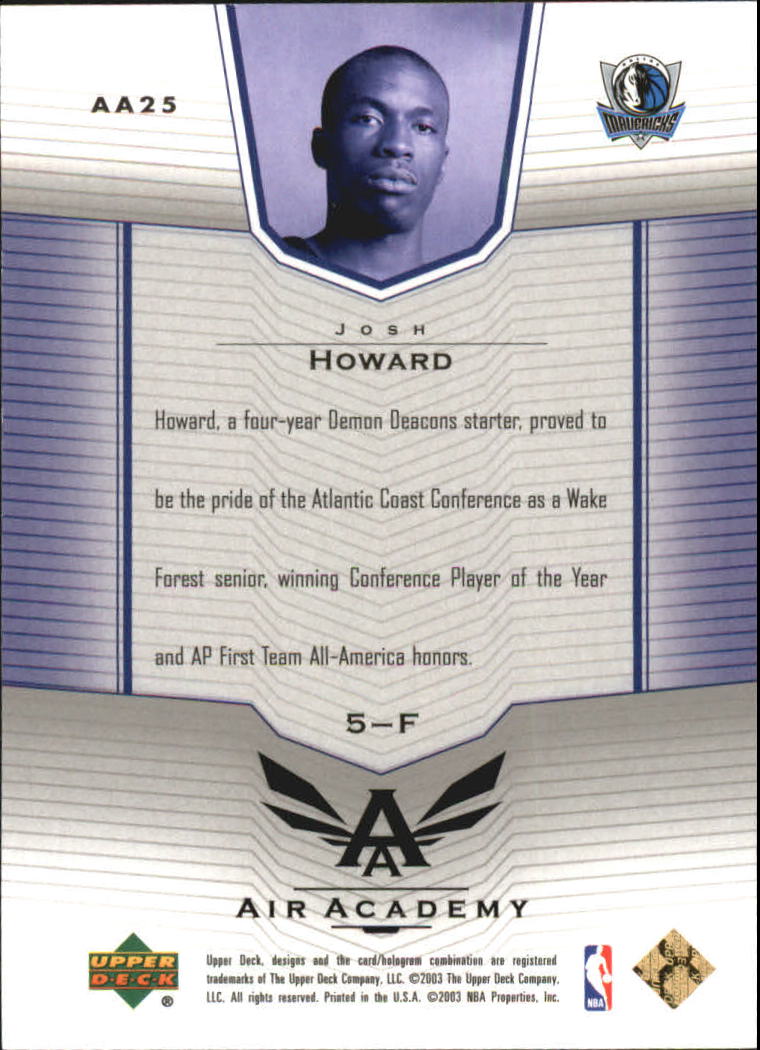 2003/2004 Upper Deck Basketball Part 3 Insert Cards - Picture 43 of 95