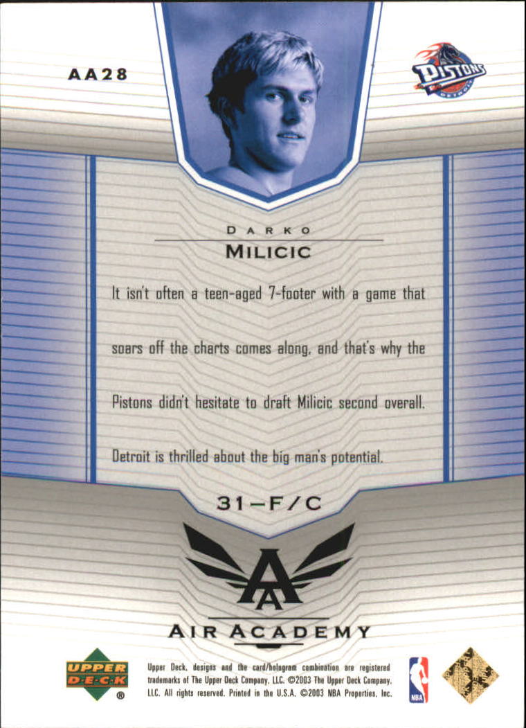 2003/2004 Upper Deck Basketball Part 3 Insert Cards - Picture 49 of 95