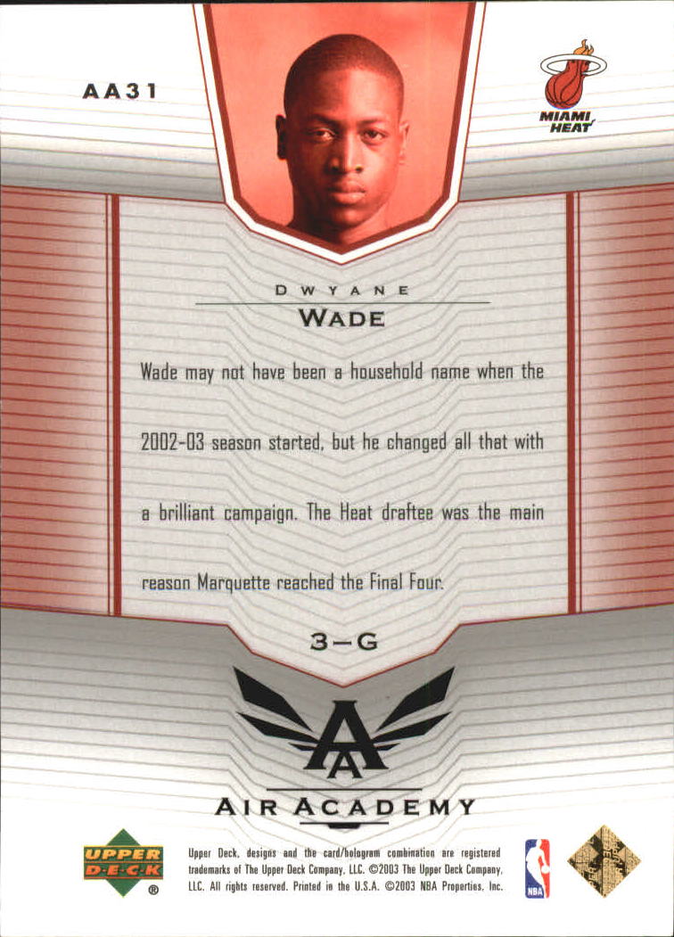 2003/2004 Upper Deck Basketball Part 3 Insert Cards - Picture 51 of 95