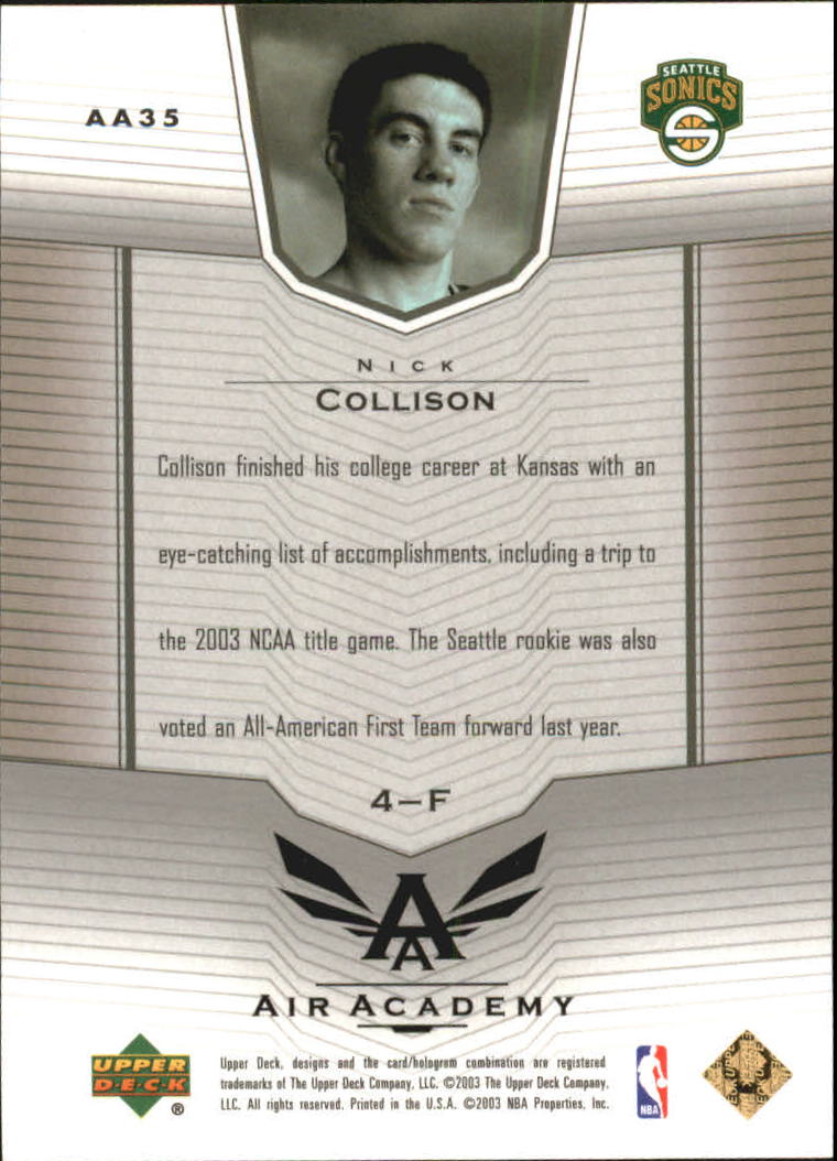 2003/2004 Upper Deck Basketball Part 3 Insert Cards - Picture 59 of 95
