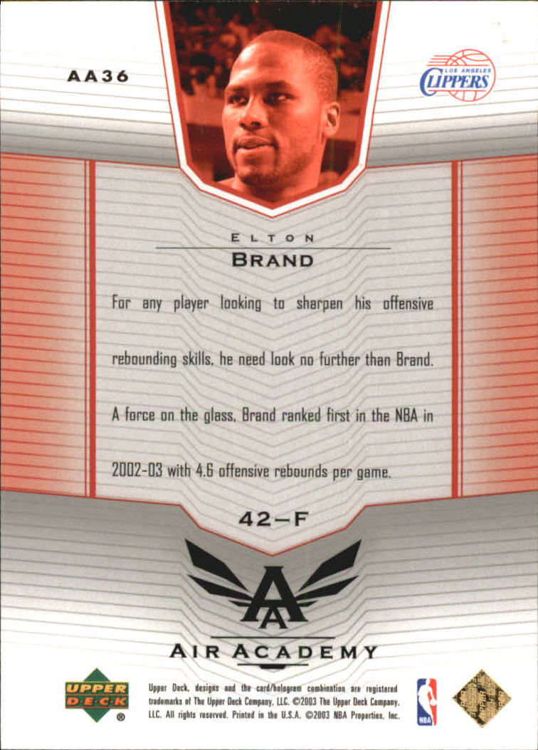 2003/2004 Upper Deck Basketball Part 3 Insert Cards - Picture 61 of 95