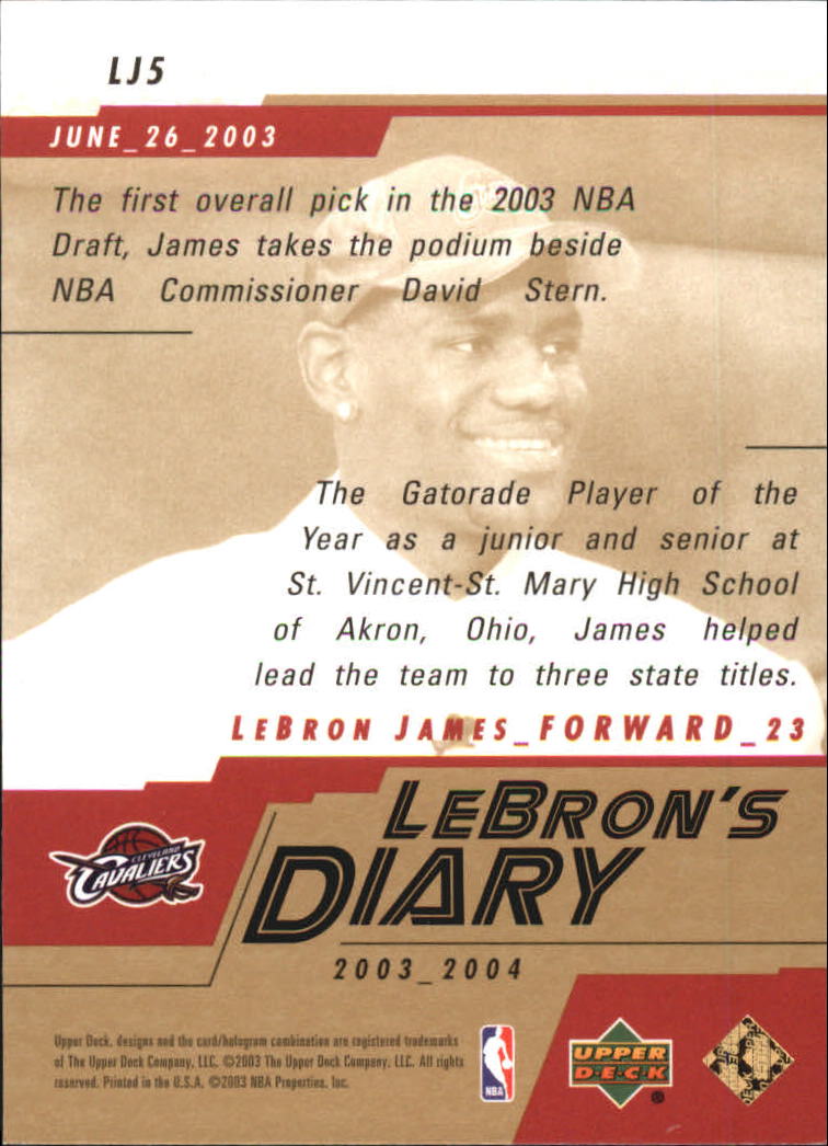 2003/2004 Upper Deck Basketball Part 3 Insert Cards - Picture 79 of 95