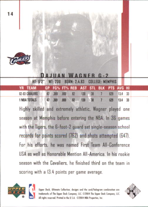 2003/2004 Ultimate Collection (Upper Deck) Basketball - Picture 19 of 242