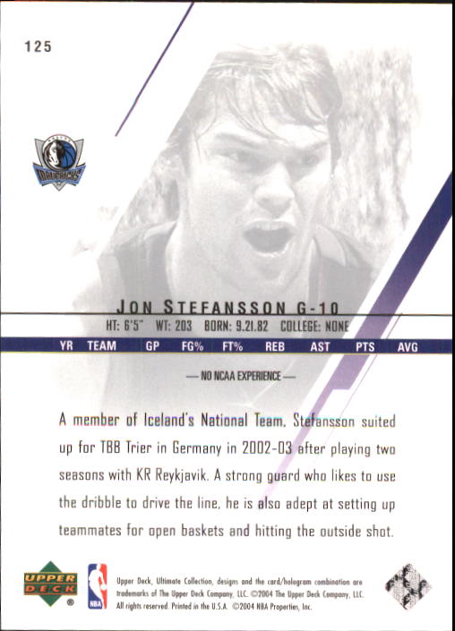2003/2004 Ultimate Collection (Upper Deck) Basketball - Picture 207 of 242