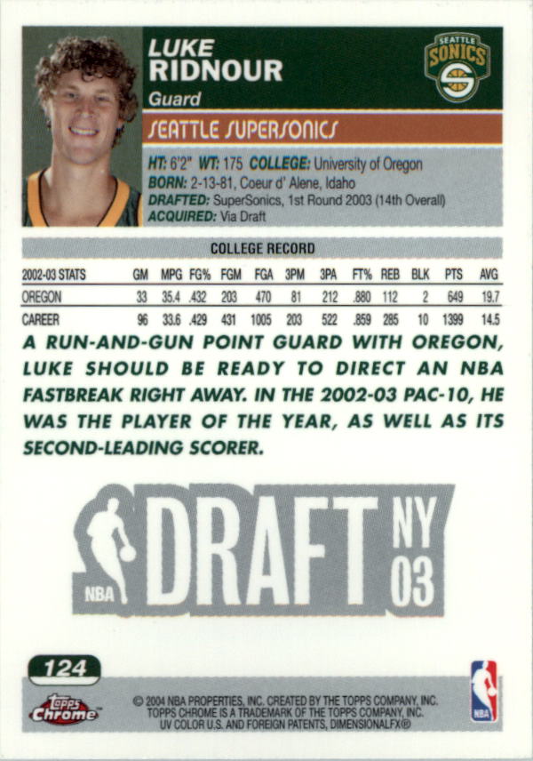 2003/2004 Topps Chrome Basketball Part 1 Main Set Cards - Picture 91 of 141