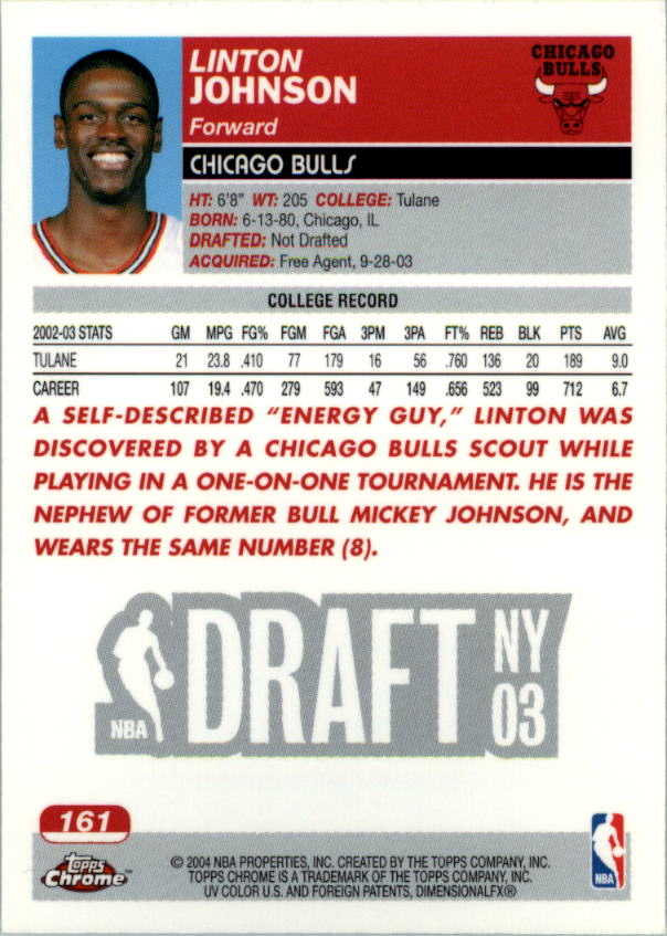 2003/2004 Topps Chrome Basketball Part 1 Main Set Cards - Picture 139 of 141