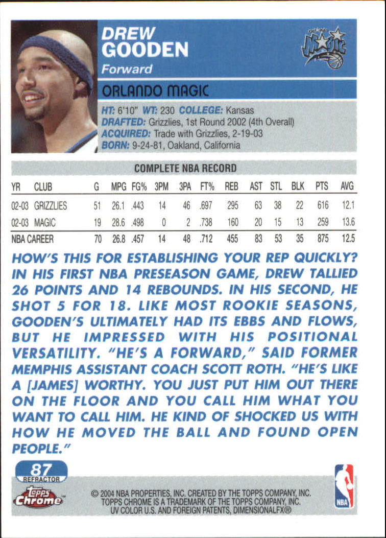 2003/2004 Topps cromo baloncesto parte 2 refractores y tarjetas reliquias - Imagen 11 de 25