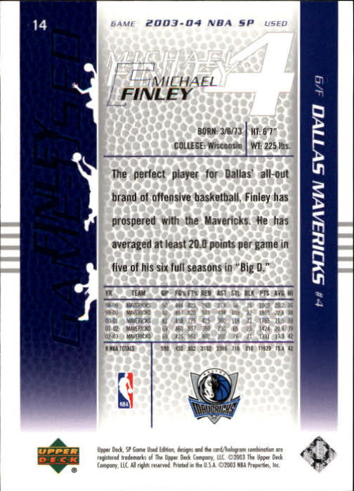 2003/2004 juego SP usado (cubierta superior) baloncesto - Imagen 15 de 146