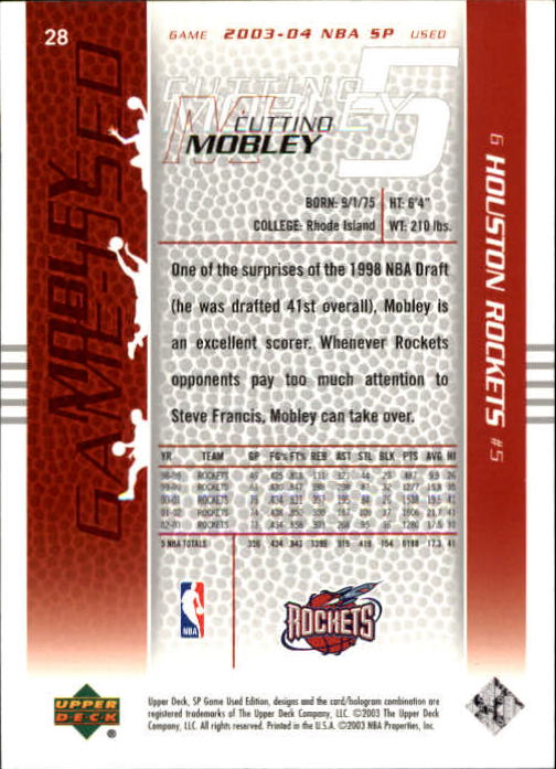 2003/2004 juego SP usado (cubierta superior) baloncesto - Imagen 35 de 146