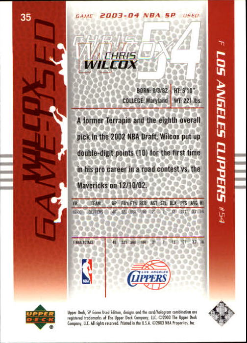 2003/2004 juego SP usado (cubierta superior) baloncesto - Imagen 47 de 146