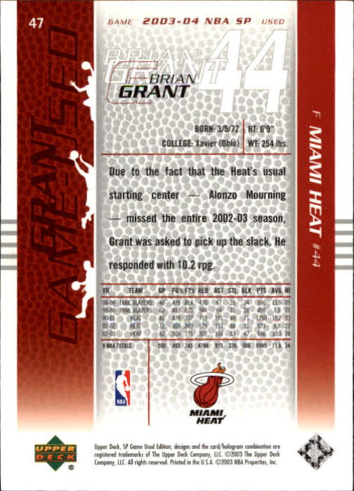 2003/2004 juego SP usado (cubierta superior) baloncesto - Imagen 61 de 146