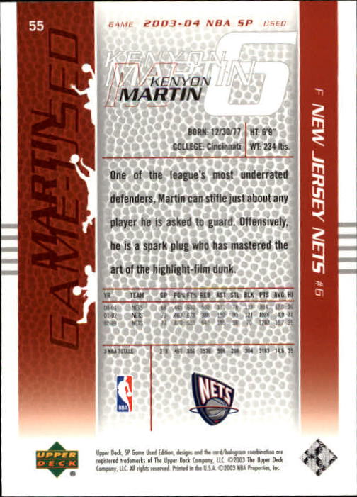 2003/2004 juego SP usado (cubierta superior) baloncesto - Imagen 73 de 146