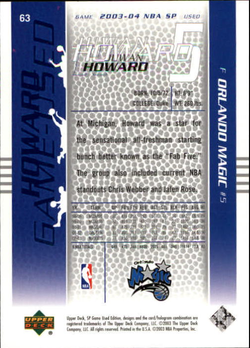 2003/2004 juego SP usado (cubierta superior) baloncesto - Imagen 84 de 146