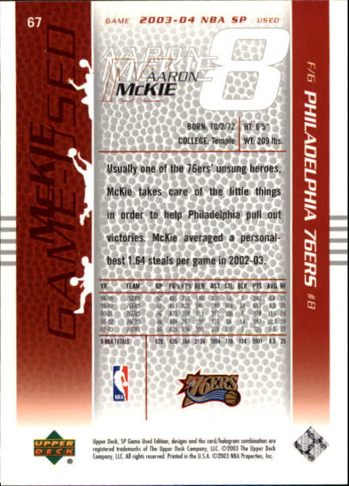 2003/2004 juego SP usado (cubierta superior) baloncesto - Imagen 88 de 146