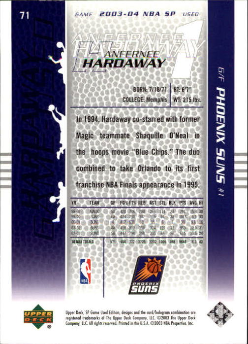 2003/2004 juego SP usado (cubierta superior) baloncesto - Imagen 94 de 146