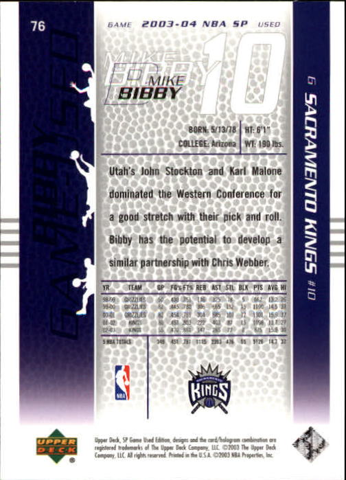 2003/2004 juego SP usado (cubierta superior) baloncesto - Imagen 102 de 146