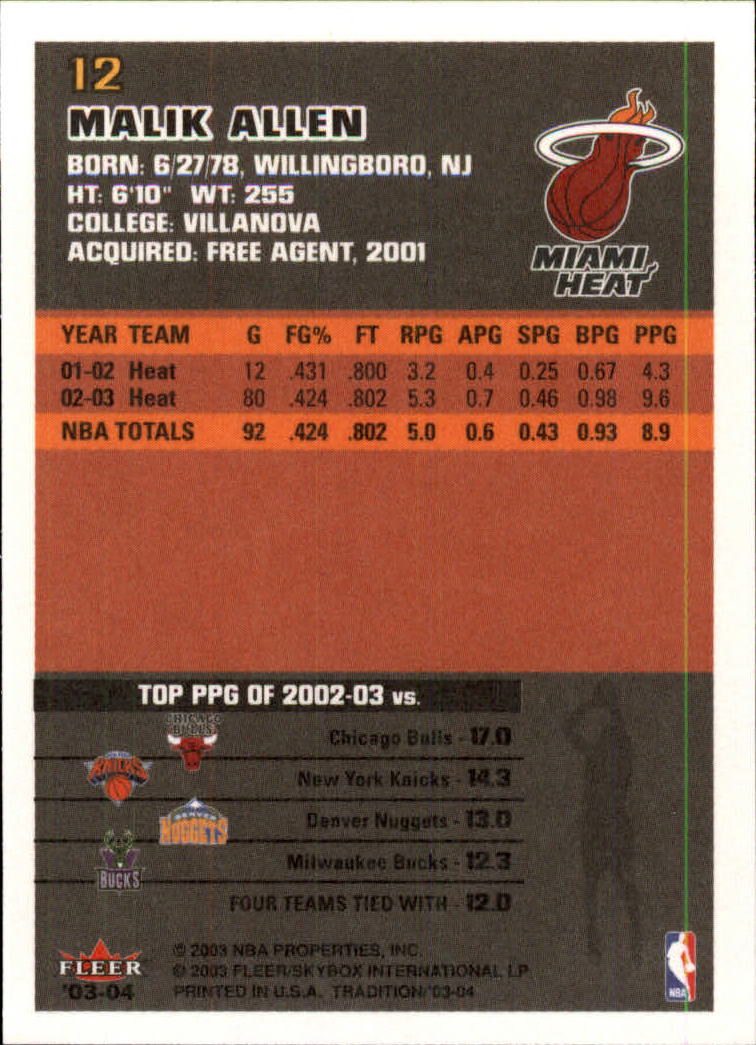 2003/2004 Fleer Tradition Basketball Part 1 Main Set Cards #1 to #150 - Picture 25 of 297