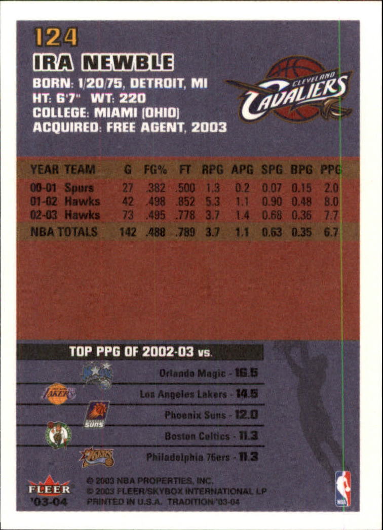 2003/2004 Fleer Tradition Basketball Part 1 Main Set Cards #1 to #150 - Picture 245 of 297