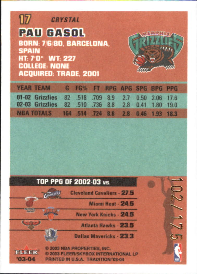 2003/2004 Fleer Tradition Basketball Part 3 Parallel and Insert Cards - Picture 15 of 220