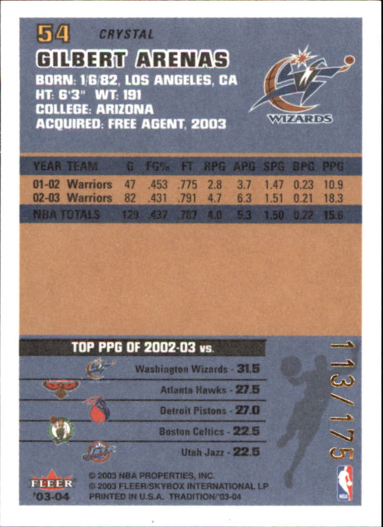 2003/2004 Fleer Tradition Basketball Part 3 Parallel and Insert Cards - Picture 25 of 220