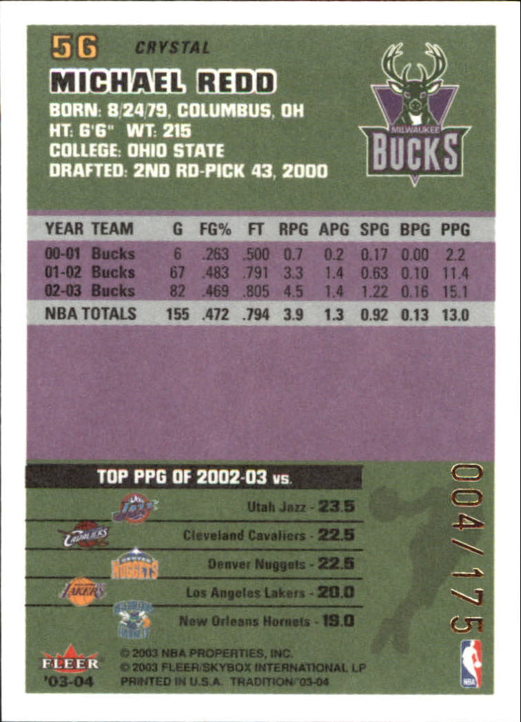2003/2004 Fleer Tradition Basketball Part 3 Parallel and Insert Cards - Picture 27 of 220