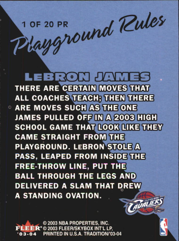2003/2004 Fleer Tradition Basketball Part 3 Parallel and Insert Cards - Picture 161 of 220