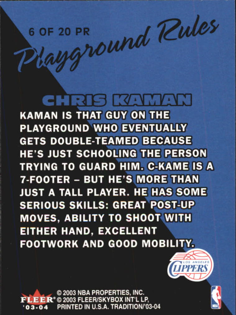 2003/2004 Fleer Tradition Basketball Part 3 Parallel and Insert Cards - Picture 171 of 220
