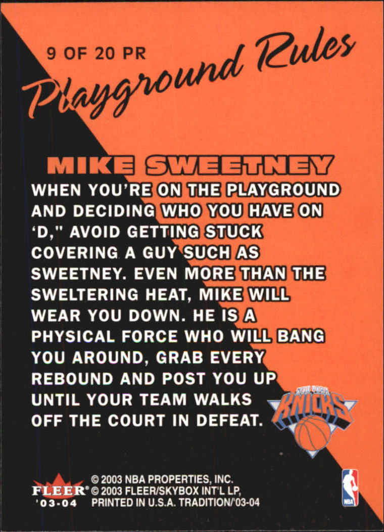 2003/2004 Fleer Tradition Basketball Part 3 Parallel and Insert Cards - Picture 177 of 220