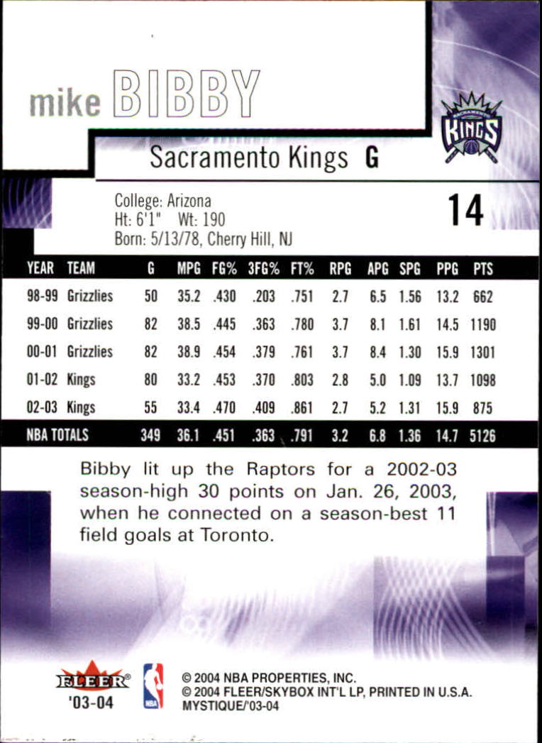 2003/2004 Mystique (Fleer) Basketball - Picture 29 of 231