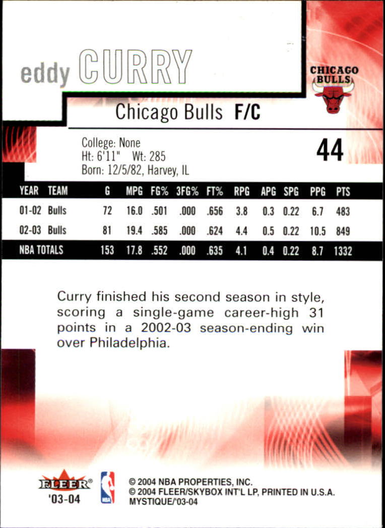 2003/2004 Mystique (Fleer) Basketball - Picture 89 of 231