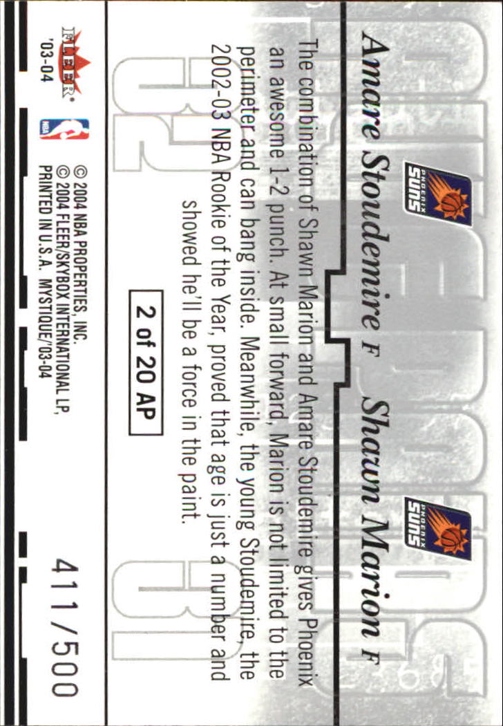 2003/2004 Mystique (Fleer) Basketball - Picture 199 of 231