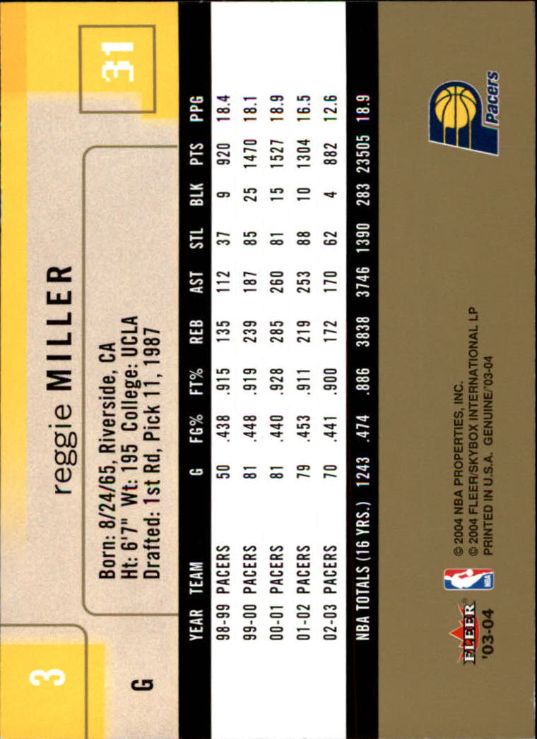 2003/2004 Genuine Insider (Fleer) Basketball - Picture 7 of 216