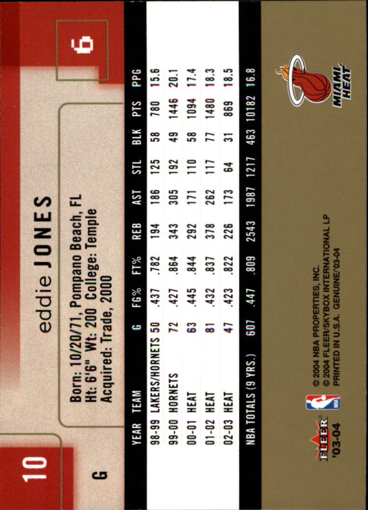2003/2004 Genuine Insider (Fleer) Basketball - Picture 21 of 216