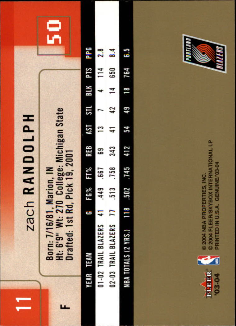 2003/2004 Genuine Insider (Fleer) Basketball - Picture 23 of 216