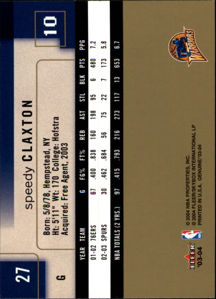 2003/2004 Genuine Insider (Fleer) Basketball - Picture 55 of 216