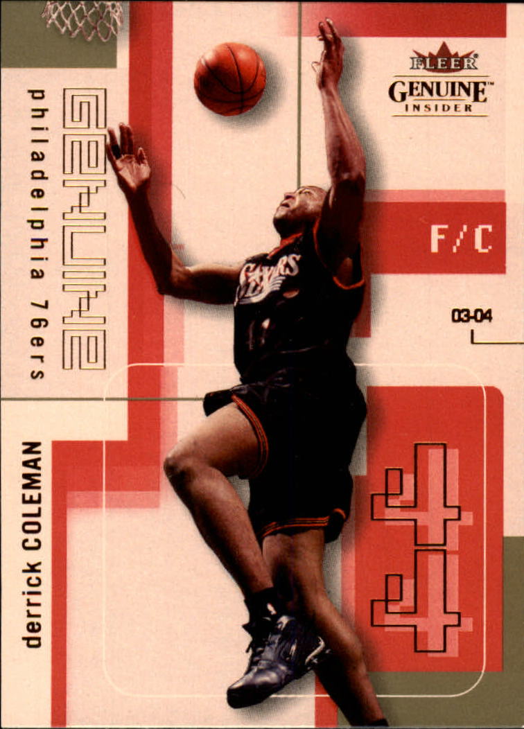 2003/2004 Genuine Insider (Fleer) Basketball - Picture 72 of 216