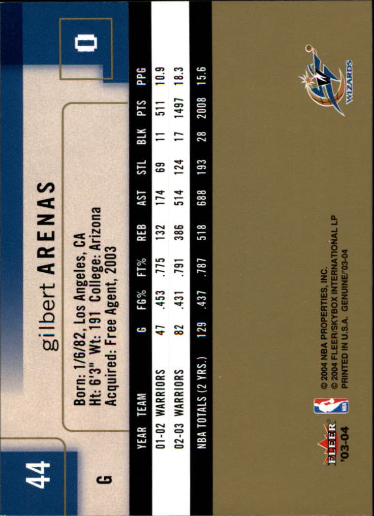 2003/2004 Genuine Insider (Fleer) Basketball - Picture 89 of 216