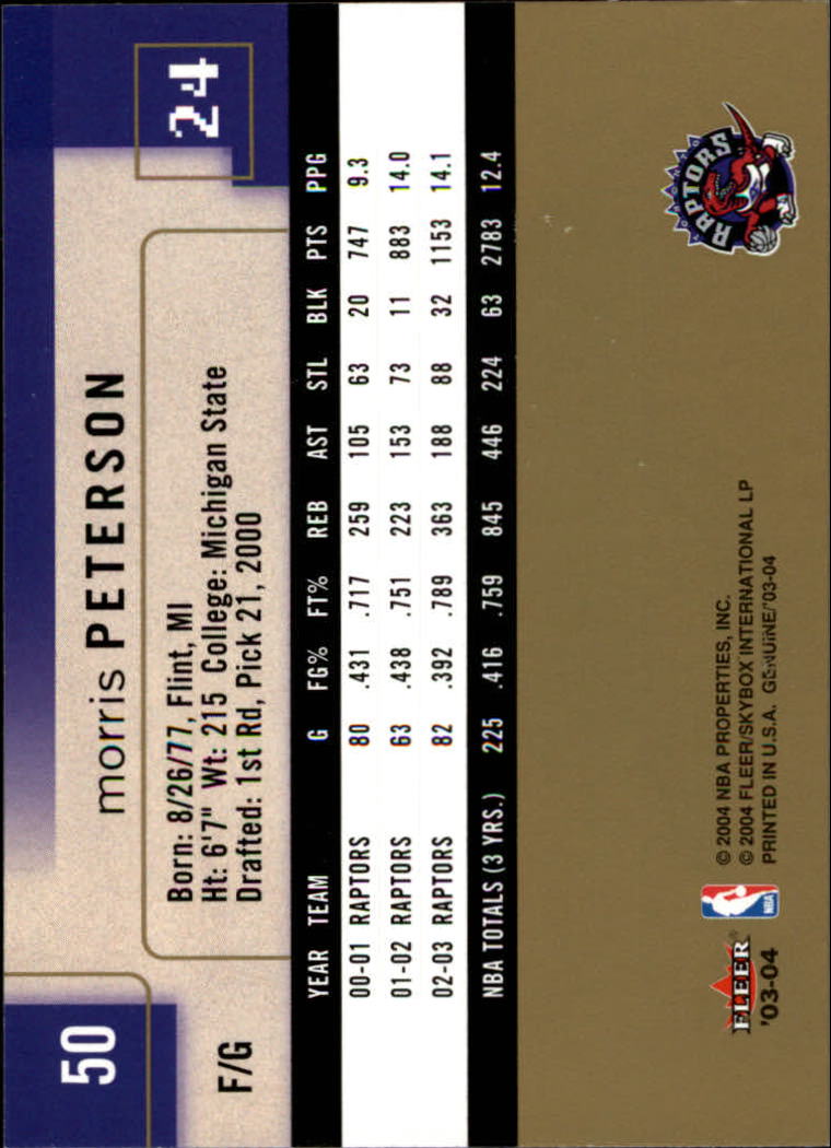 2003/2004 Genuine Insider (Fleer) Basketball - Picture 101 of 216