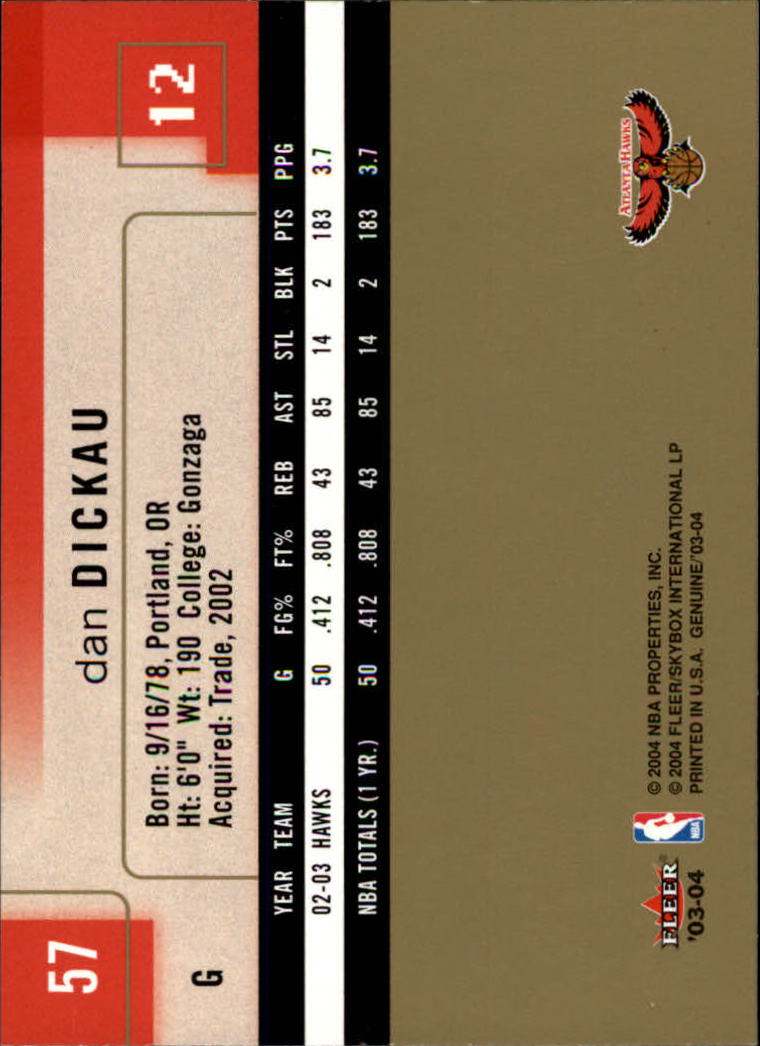 2003/2004 Genuine Insider (Fleer) Basketball - Picture 115 of 216