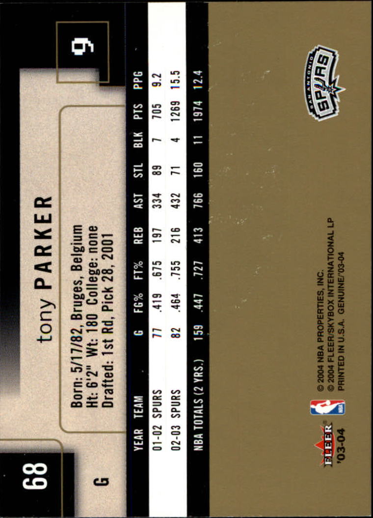 2003/2004 Genuine Insider (Fleer) Basketball - Picture 137 of 216