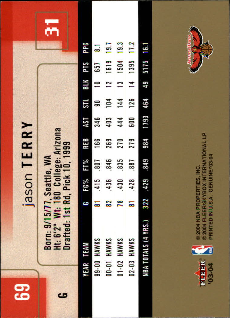 2003/2004 Genuine Insider (Fleer) Basketball - Picture 139 of 216
