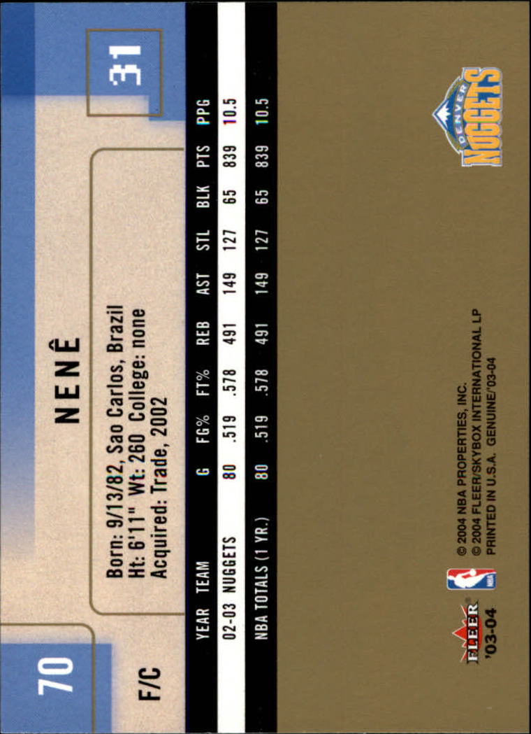 2003/2004 Genuine Insider (Fleer) Basketball - Picture 141 of 216